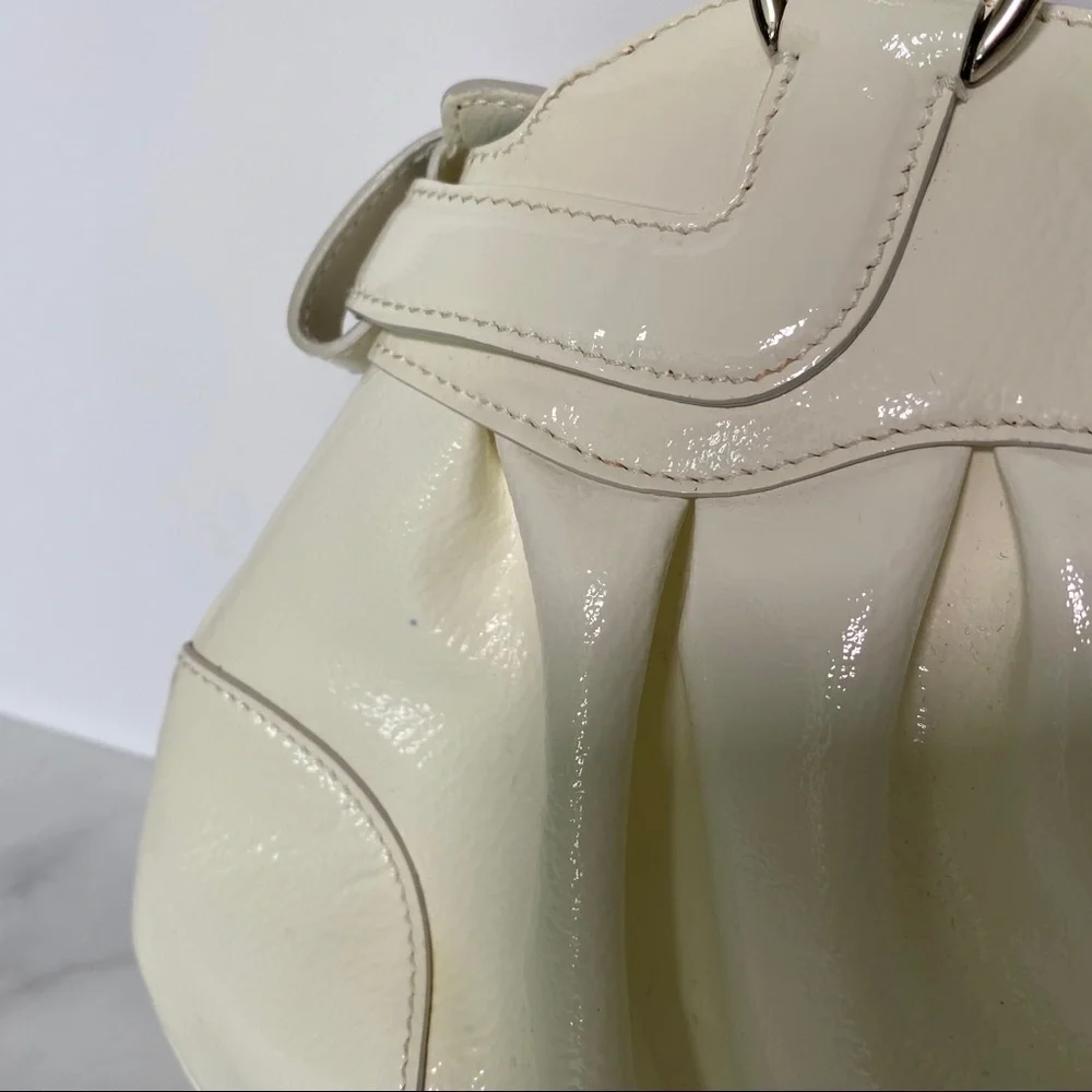 𝅺SALVATORE Ferragamo Marisa Patent Leather Handbag